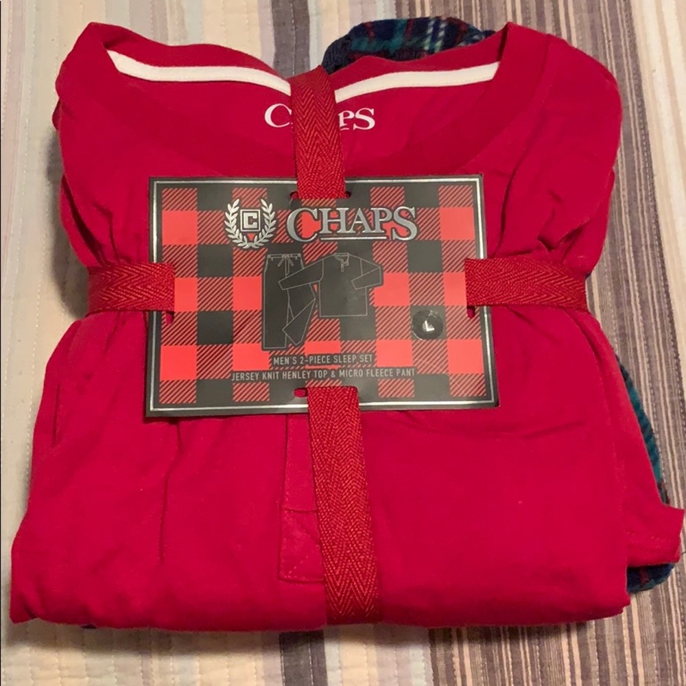 New Men’s chaps 2 piece sleep set